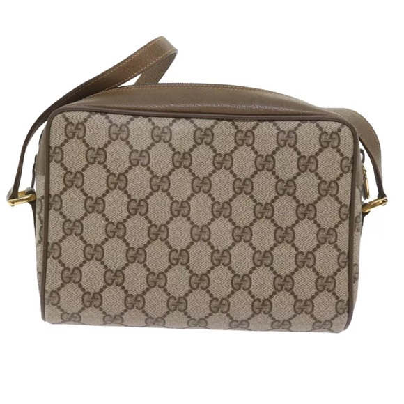 Authentic GUCCI GG Supreme Web Sherry line Bag Beige Red 56 02 087 Auth yk9330 - Picture 2 of 12